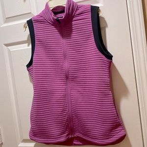 Under Armour storm coldgear pink golf vest.